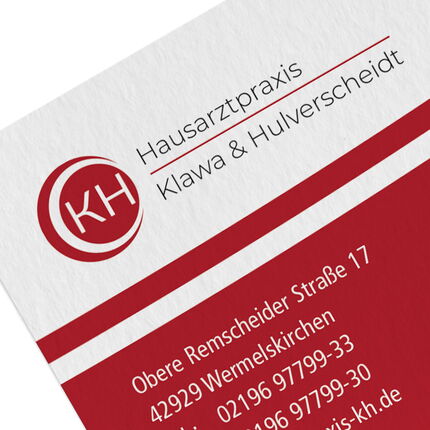 Visitenkarte Hausarztpraxis Klawa & Hulverscheidt