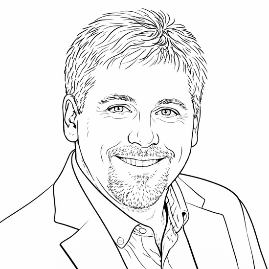 Portraitzeichnung Peter Radonjic