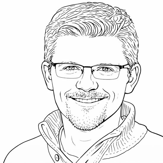 Portraitzeichnung Christian Vosen